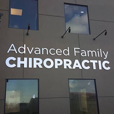 Chiropractic Kennewick WA Advanced Family Chiropractic Building Sign